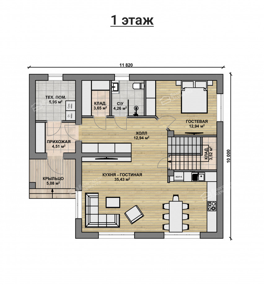 Дом из камня VZ-775